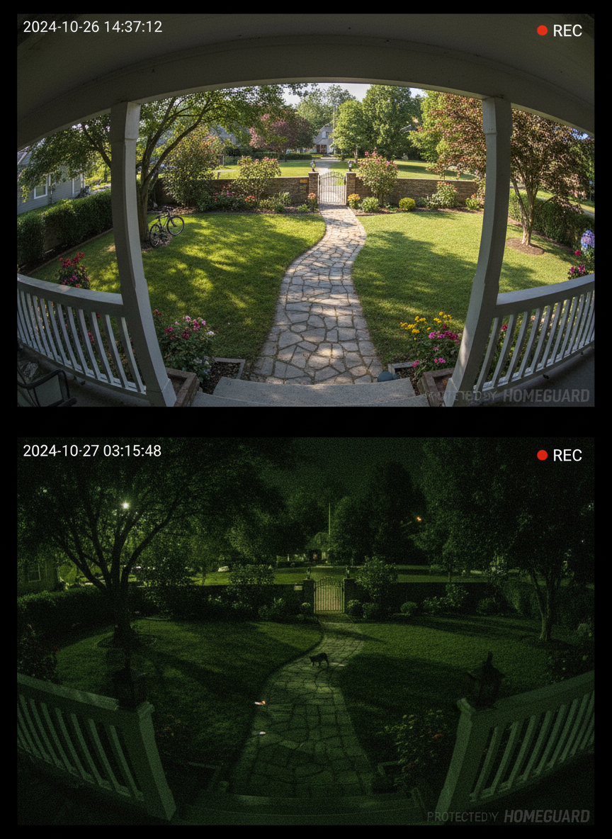 Compact 1080P WiFi Security Camera with Night Vision