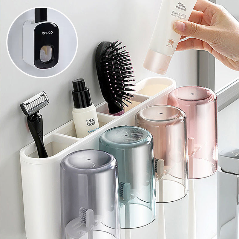 Drill-Free Suction Cup Toothbrush Holder