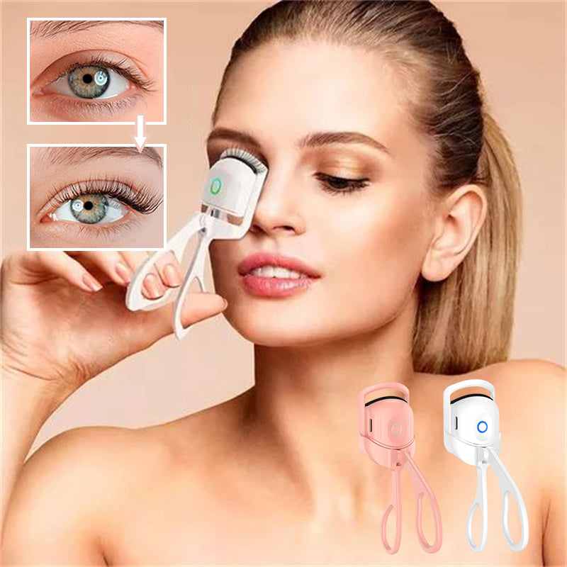 Electric Temperature-Controlled Eyelash Curler with Long-Lasting Curls