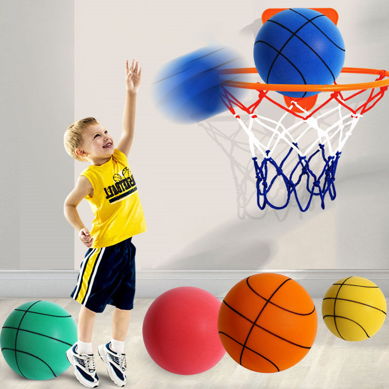 Super Bounce Rubber Basketball - Assorted Bright Colors