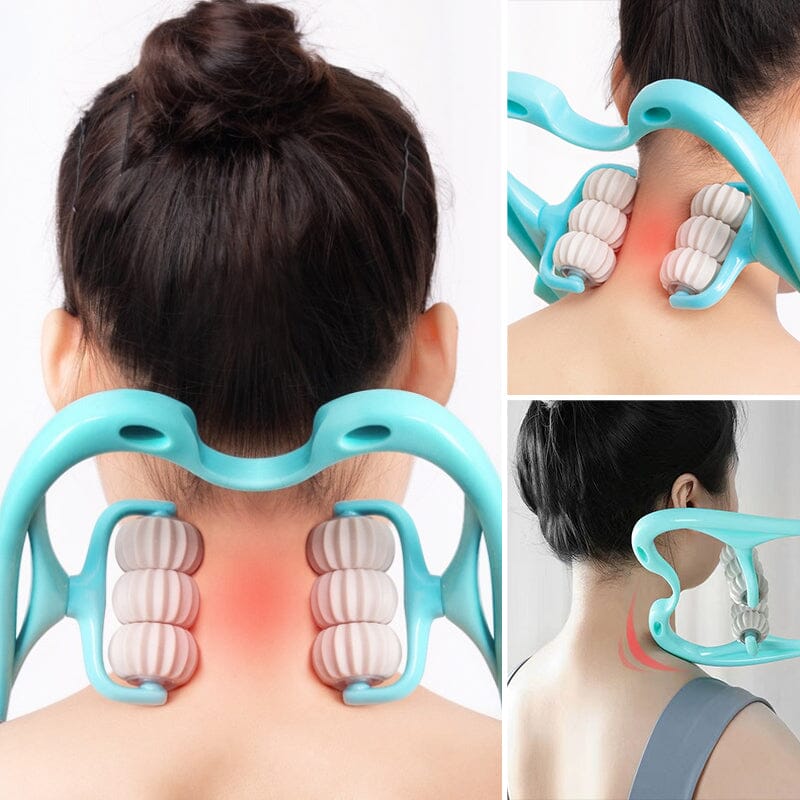 Adjustable Cervical Massager with Ergonomic Handle