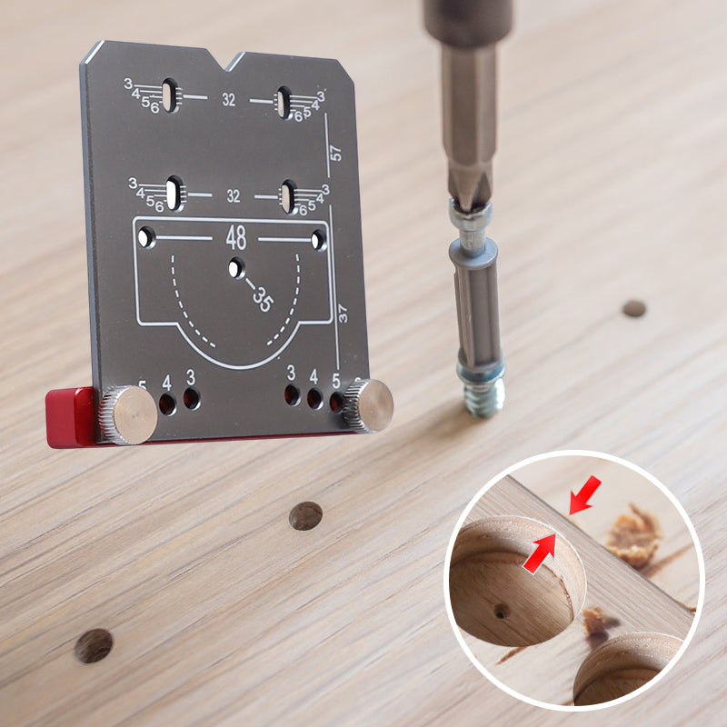 35mm Aluminum Alloy Hinge Hole Locator Tool