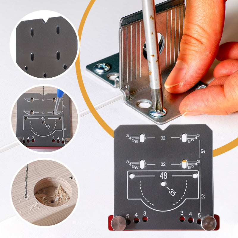 35mm Aluminum Alloy Hinge Hole Locator Tool
