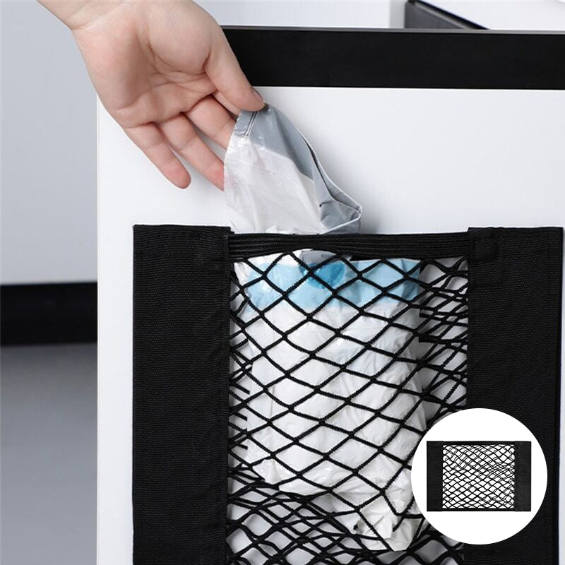 Stretchable Mesh Storage Bag with Adhesive Tape