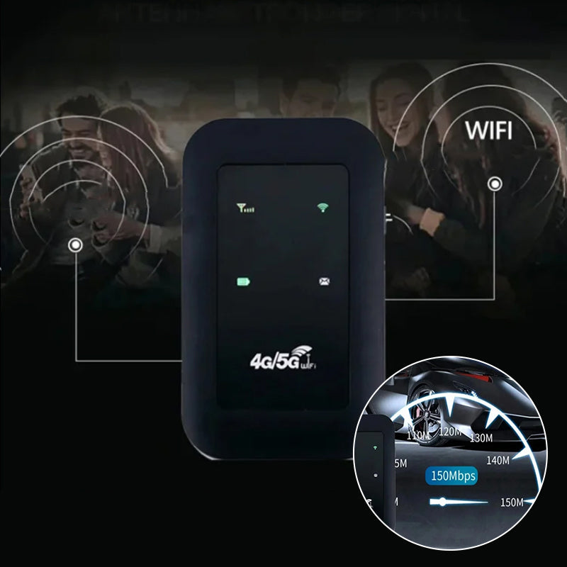 Wireless Portable WiFi Hotspot with 4G Connectivity
