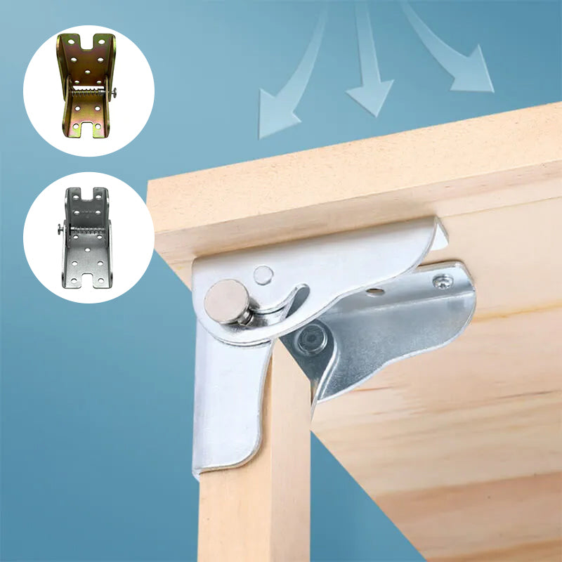 90 Degree Self-Locking Folding Hinge in Steel