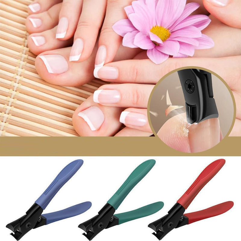 Ergonomic Stainless Steel Nail Clipper with Double-Sided File