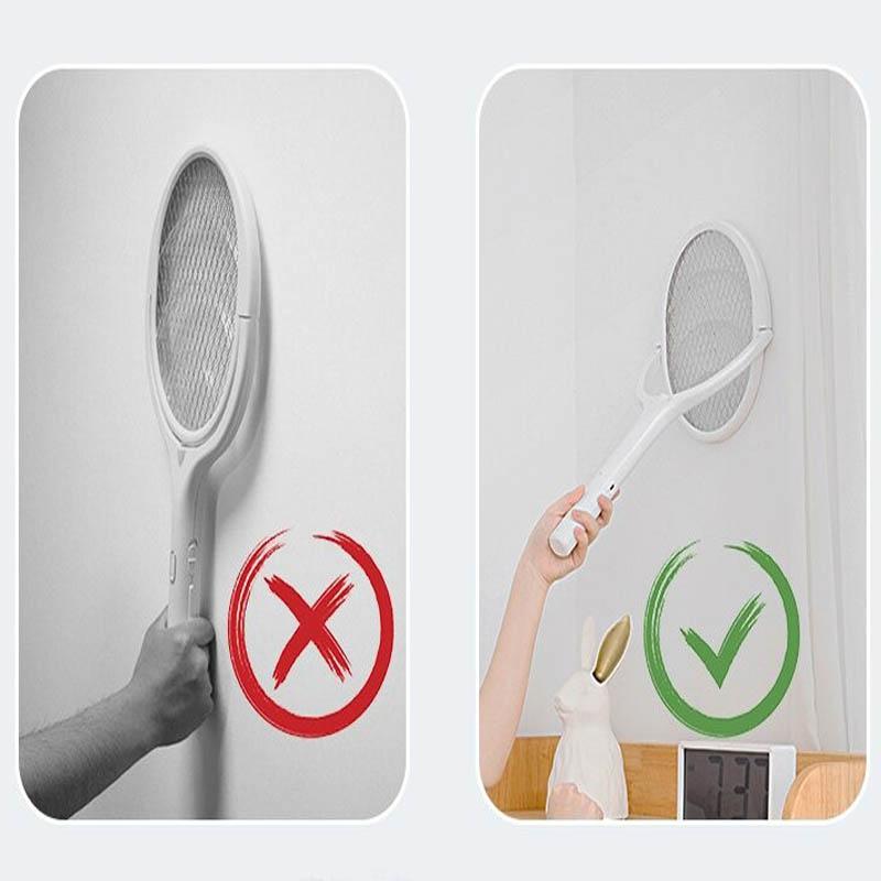 Foldable USB Fly Swatter - Child and Pet Safe Insect Zapper