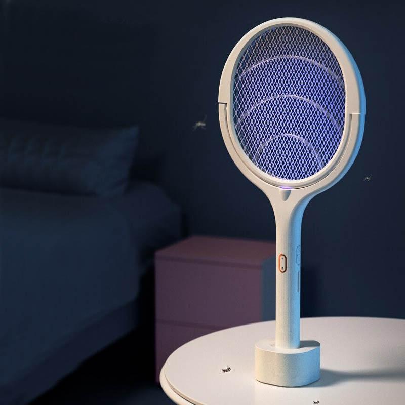 Foldable USB Fly Swatter - Child and Pet Safe Insect Zapper