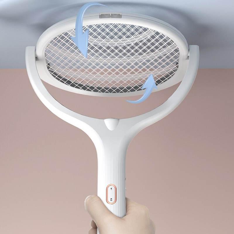 Foldable USB Fly Swatter - Child and Pet Safe Insect Zapper