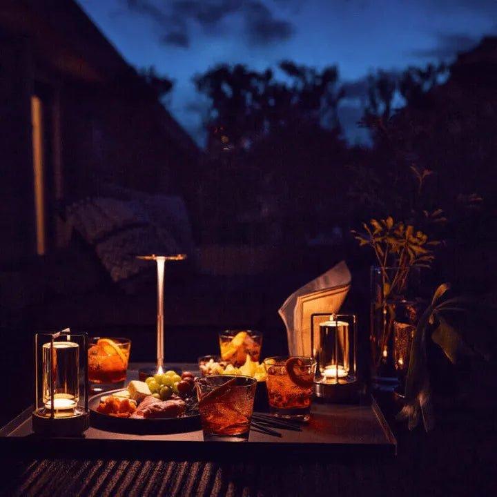 Rechargeable Wireless Elegant Table Lamp with Adjustable Brightness