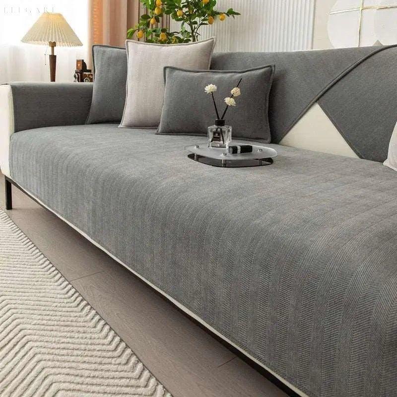 Non-Slip L-Shape Sofa Cover for Ultimate Comfort and Style