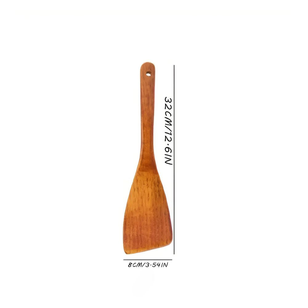 Premium Natural Hardwood Kitchen Utensil Set