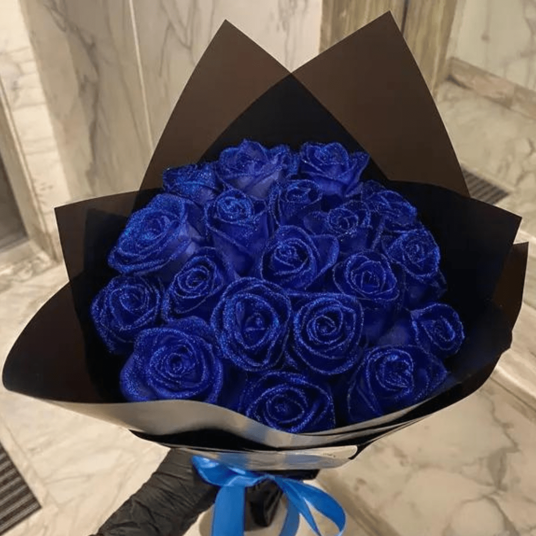 Glitter Rose Decorative Accent for Lasting Gifts