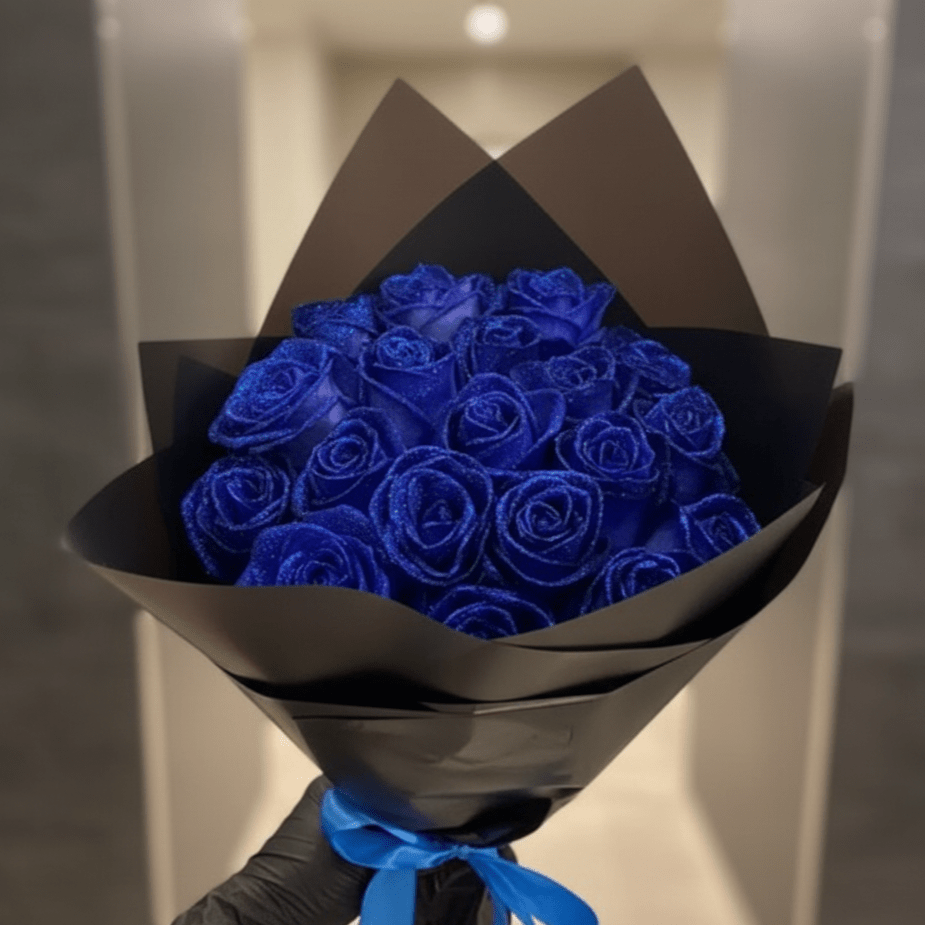 Glitter Rose Decorative Accent for Lasting Gifts
