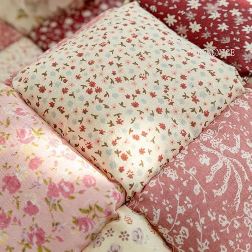 Floral Bloom Quilted Sofa Cover in Soft Microfiber