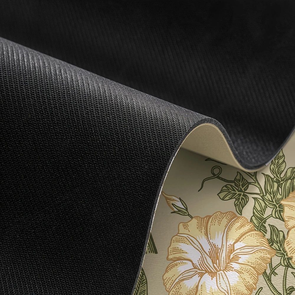 Floral Quick-Dry Anti-Slip Kitchen Mat
