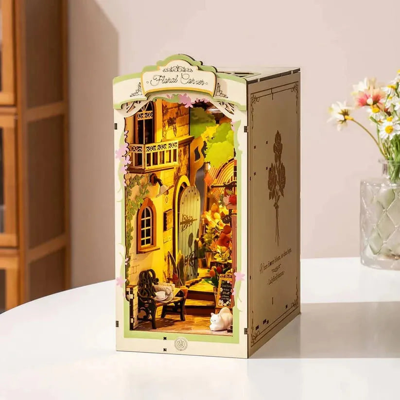 DIY Floral Corner Decorative Kit with Dust Cover