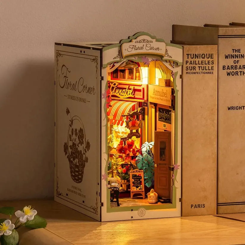 DIY Floral Corner Decorative Kit with Dust Cover