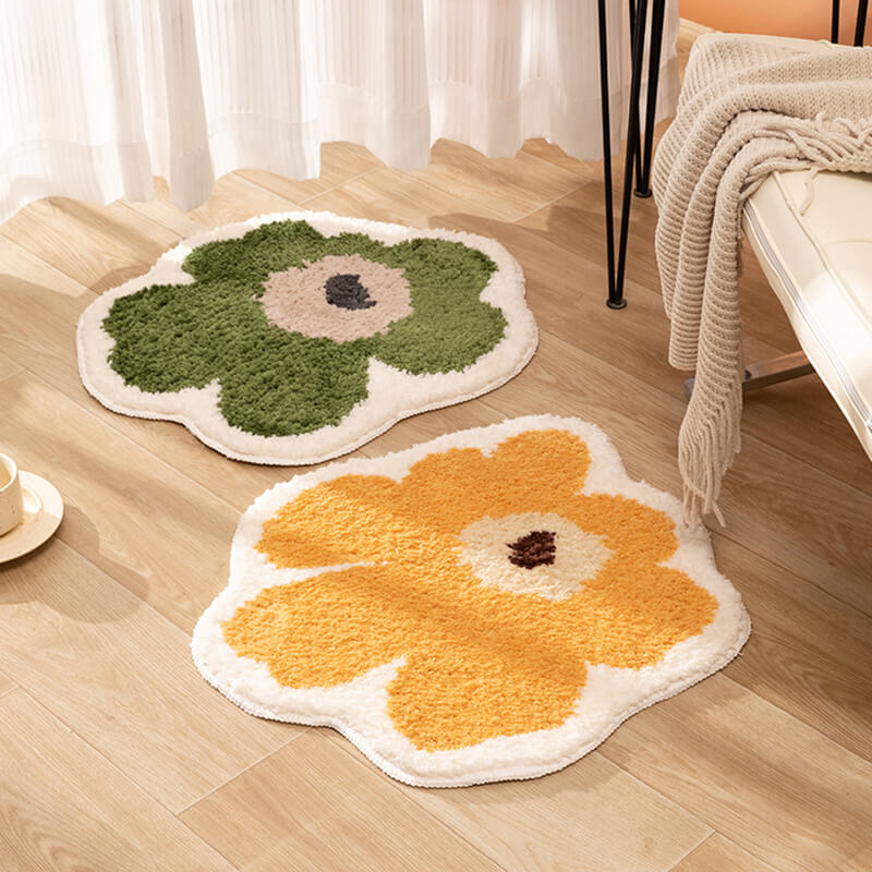 Eco-Friendly Floral Patterned Carpet 100cm