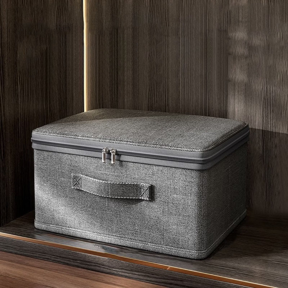 Foldable Fabric Storage Box for Clothes and Accessories