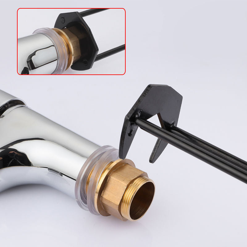 Compact Four-Point Wrench for Tight Spaces