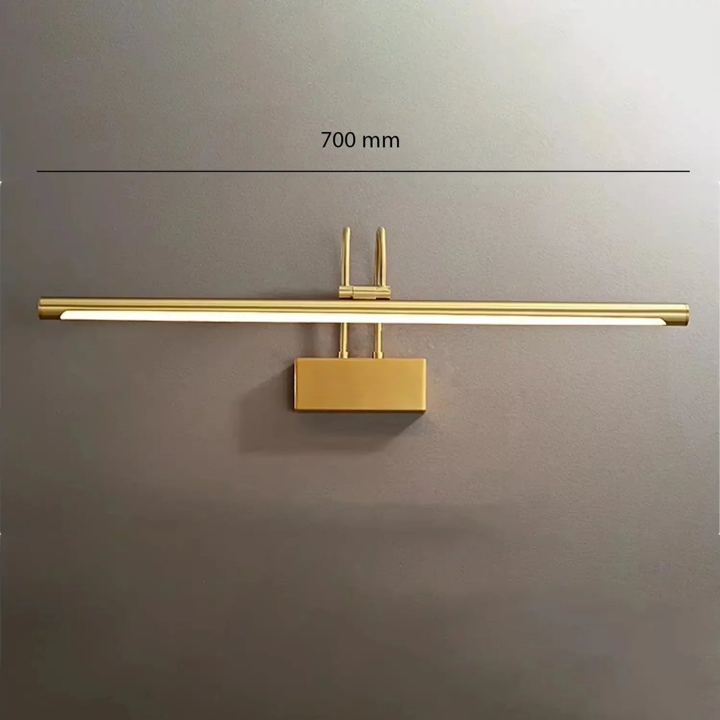 Gold Minimalist Picture Light for Art and Mirrors