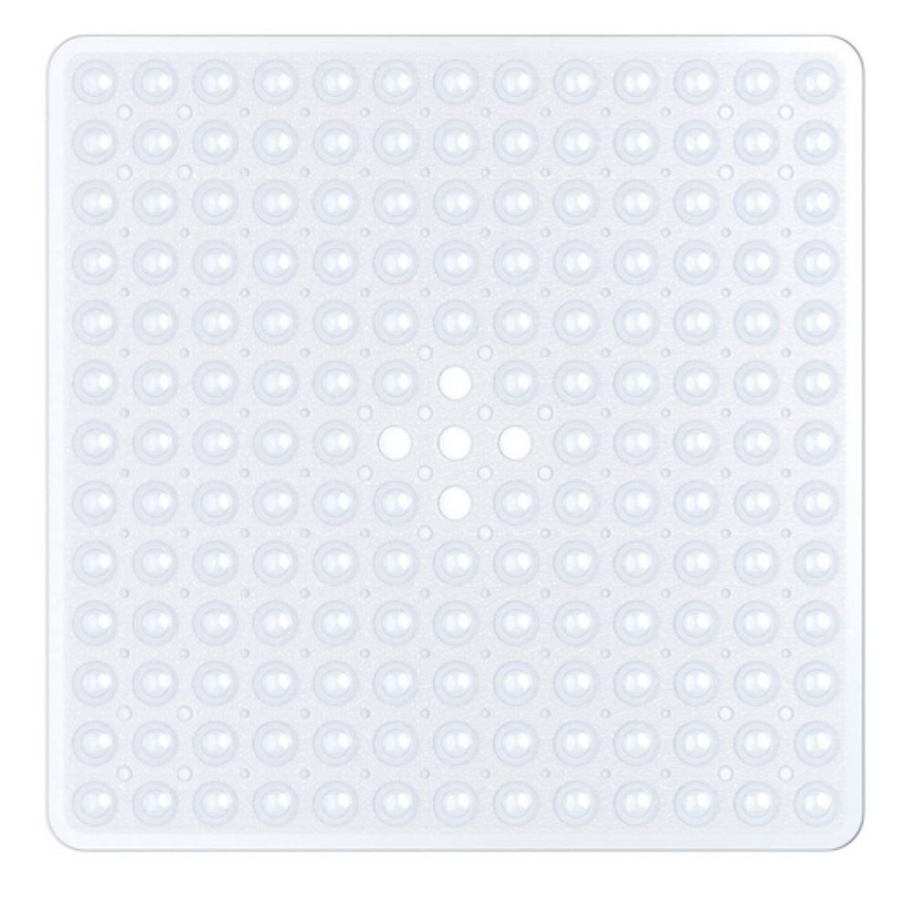 Non-Slip Square Shower Mat with Suction Cups