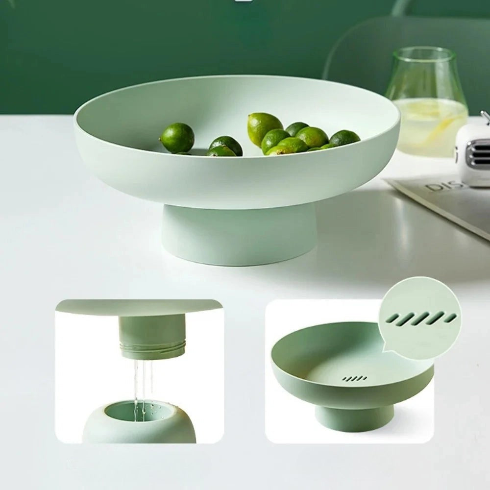 Elevated Minimalist Plastic Fruit Bowl
