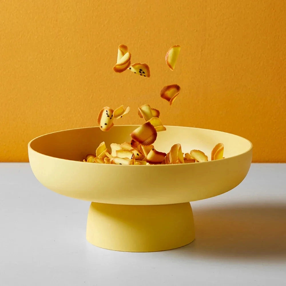 Elevated Minimalist Plastic Fruit Bowl