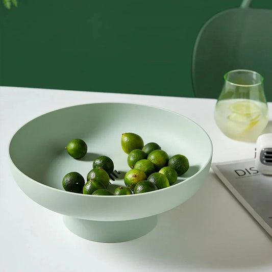 Elevated Minimalist Plastic Fruit Bowl