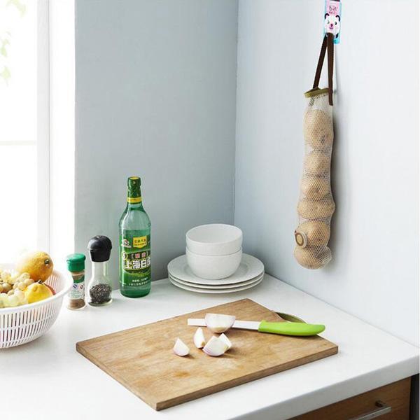 Hanging Mesh Fruit and Vegetable Storage Bag