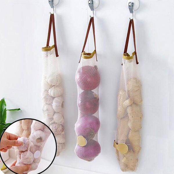 Hanging Mesh Fruit and Vegetable Storage Bag