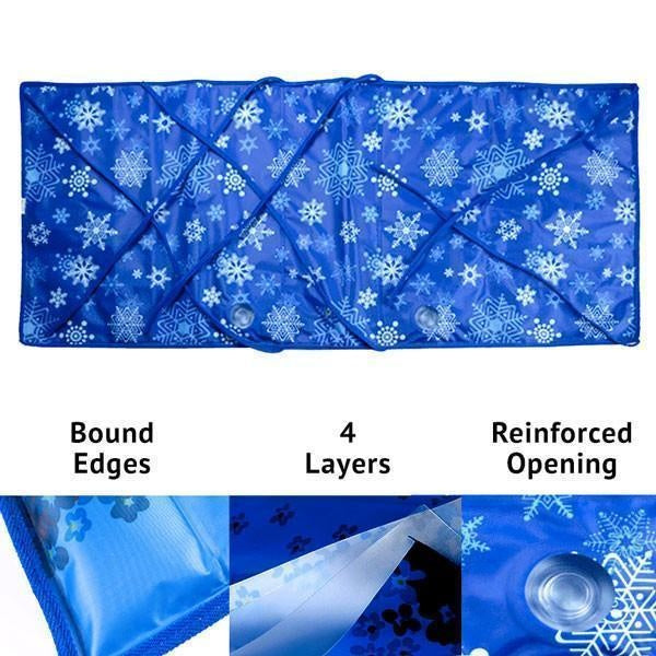 Full-Size Car Seat Cooler Cushion with Water or Air Fill