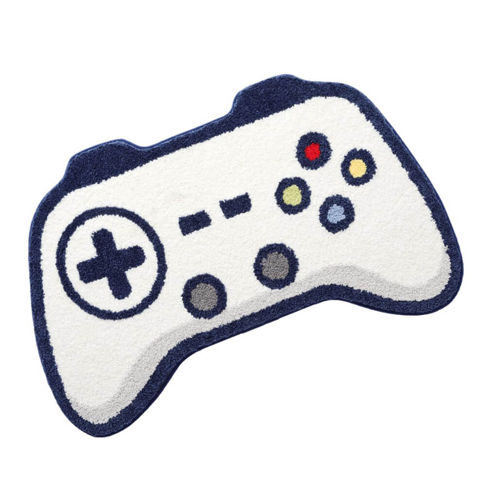 Game Controller Shaped Faux Cashmere Rug