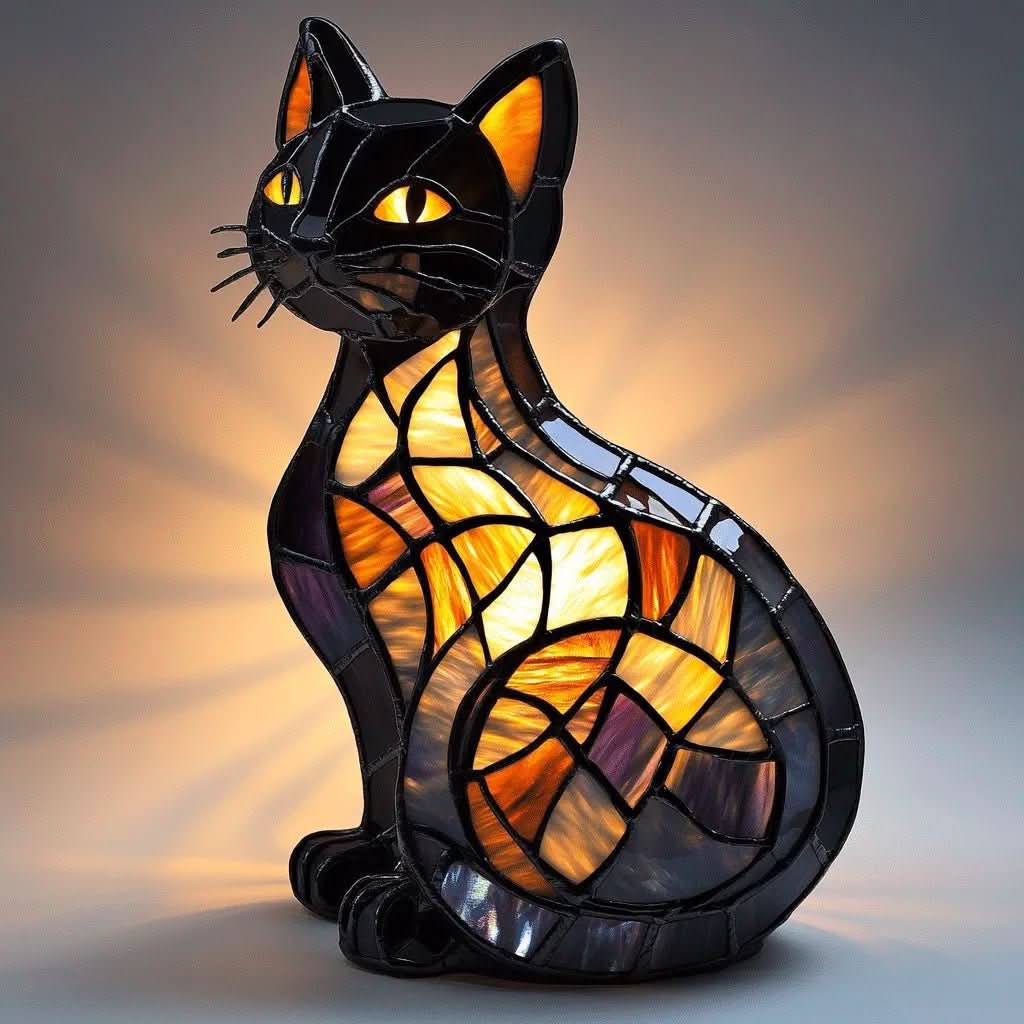 Rechargeable Cat Night Light with Soft LED Glow
