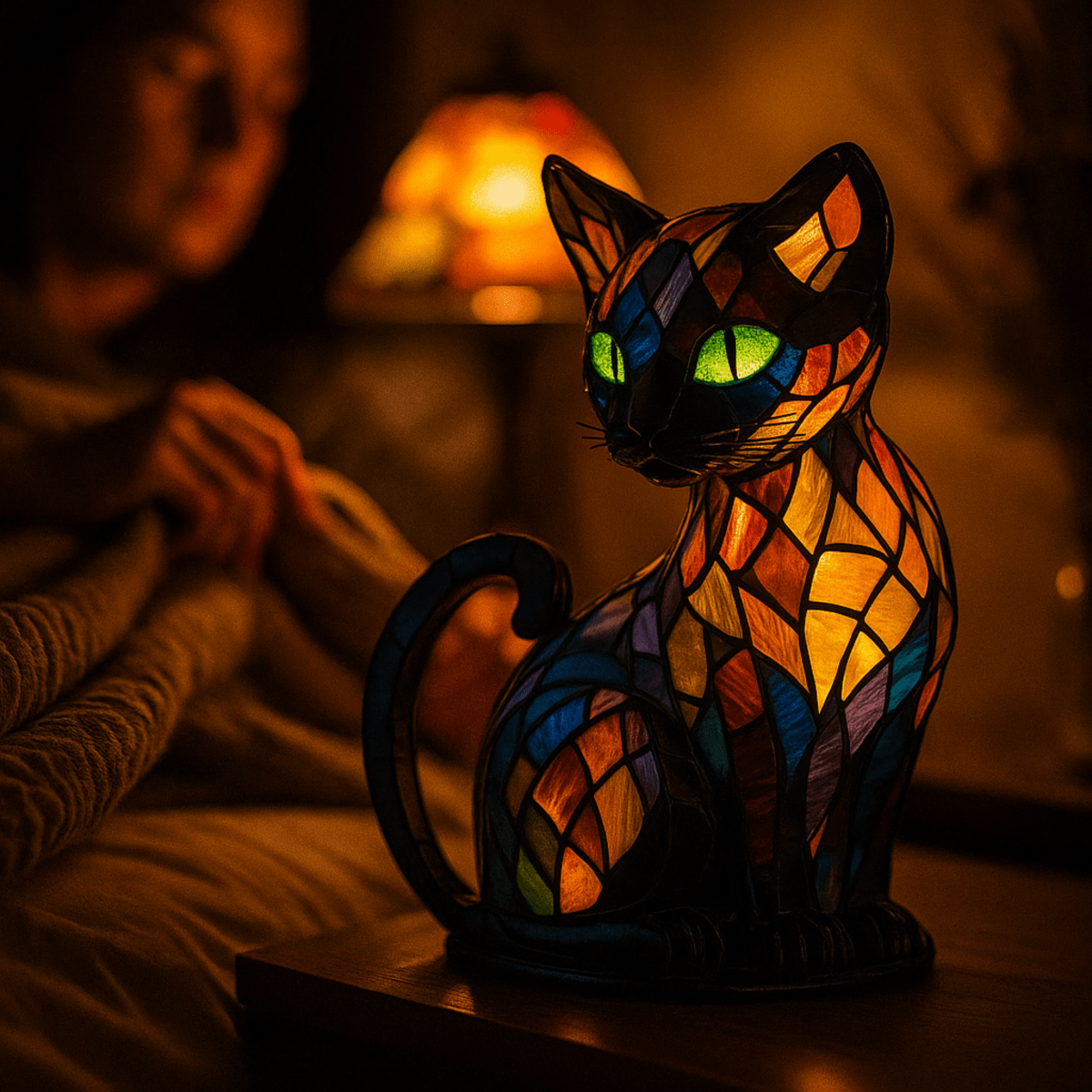 Rechargeable Cat Night Light with Soft LED Glow