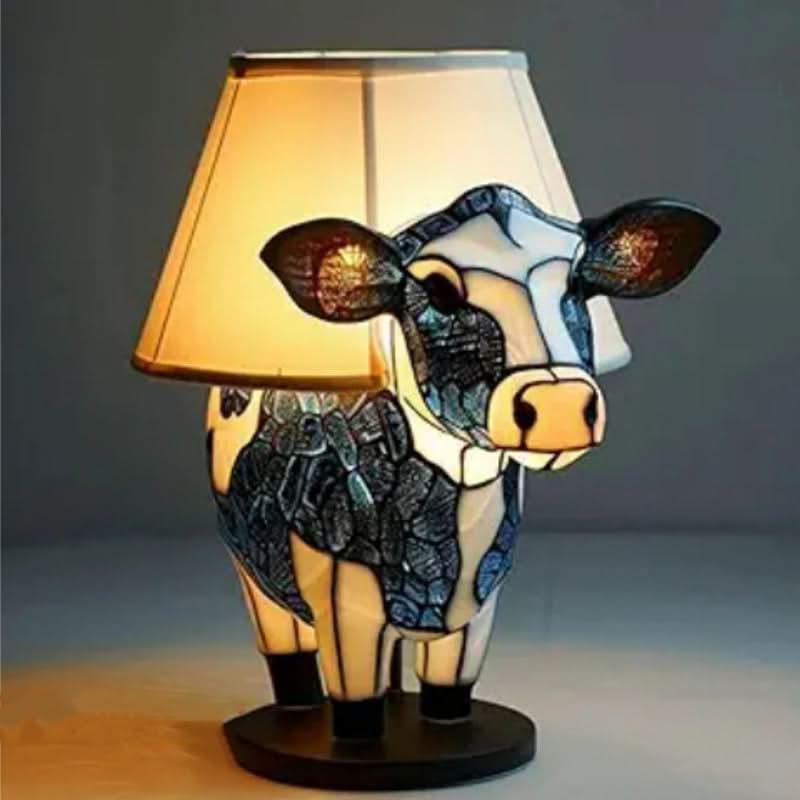 Artistic LED Night Light – Shimmering Dog Breed Statue