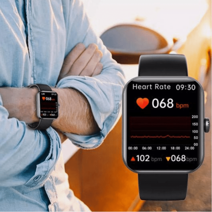 Smart Health Watch with Glucose Monitor and Fitness Tracker
