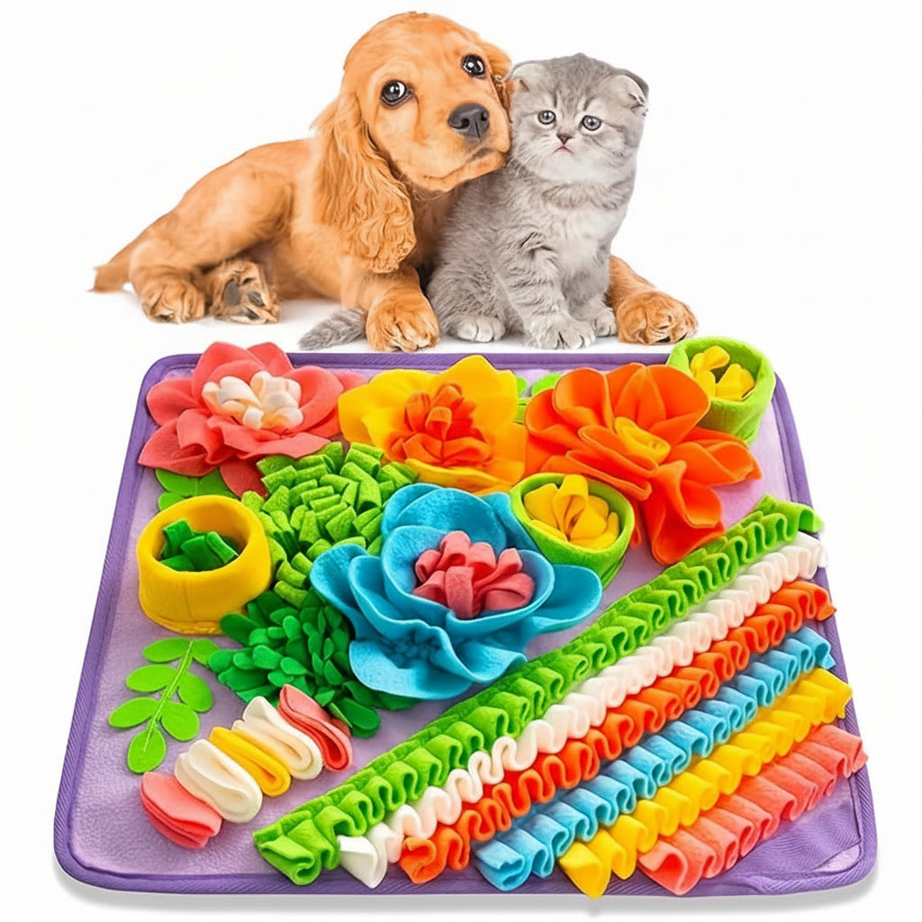 Small Pet Sniffing Pad Interactive Feeding Mat for Dogs and Cats