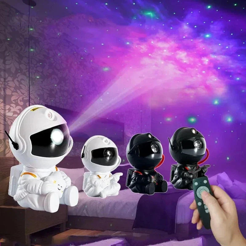 Astronaut Galaxy Star Projector Night Light with Remote Control
