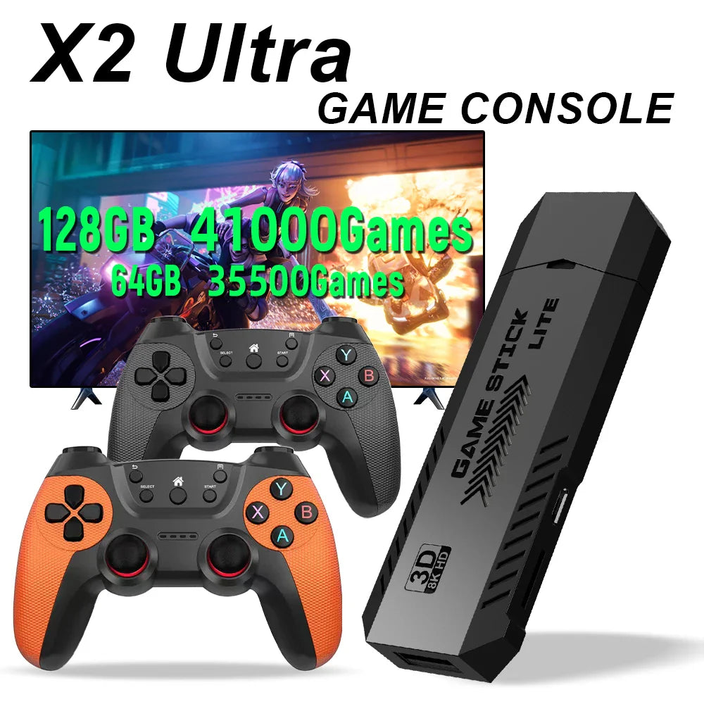 Wireless Retro Gaming Console with 5000+ Built-In Games and HD Output
