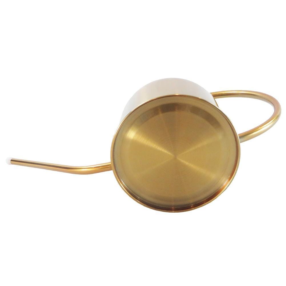 Gold Stainless Steel Watering Can for Houseplants