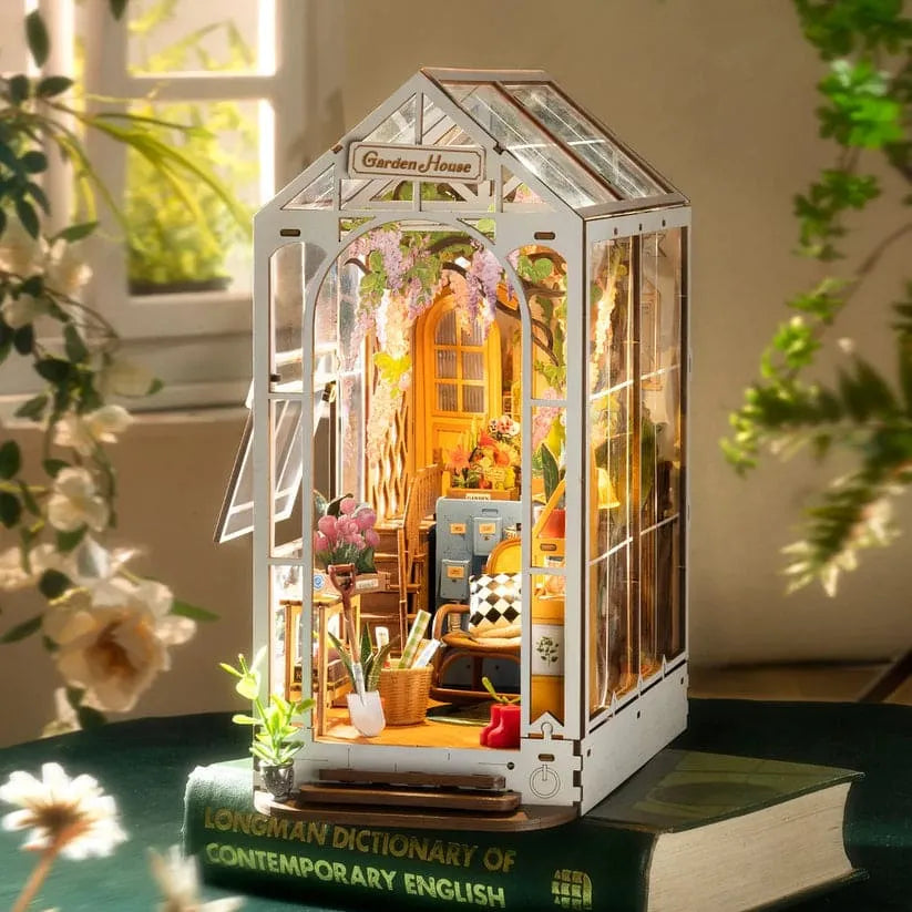 DIY Garden House Book Nook Kit