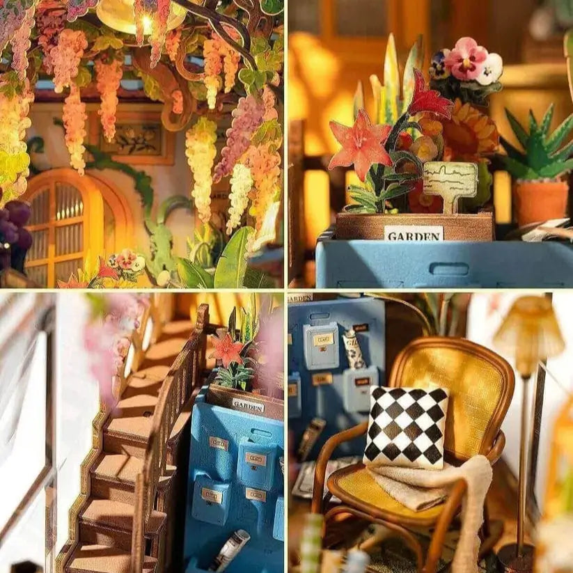 DIY Garden House Book Nook Kit