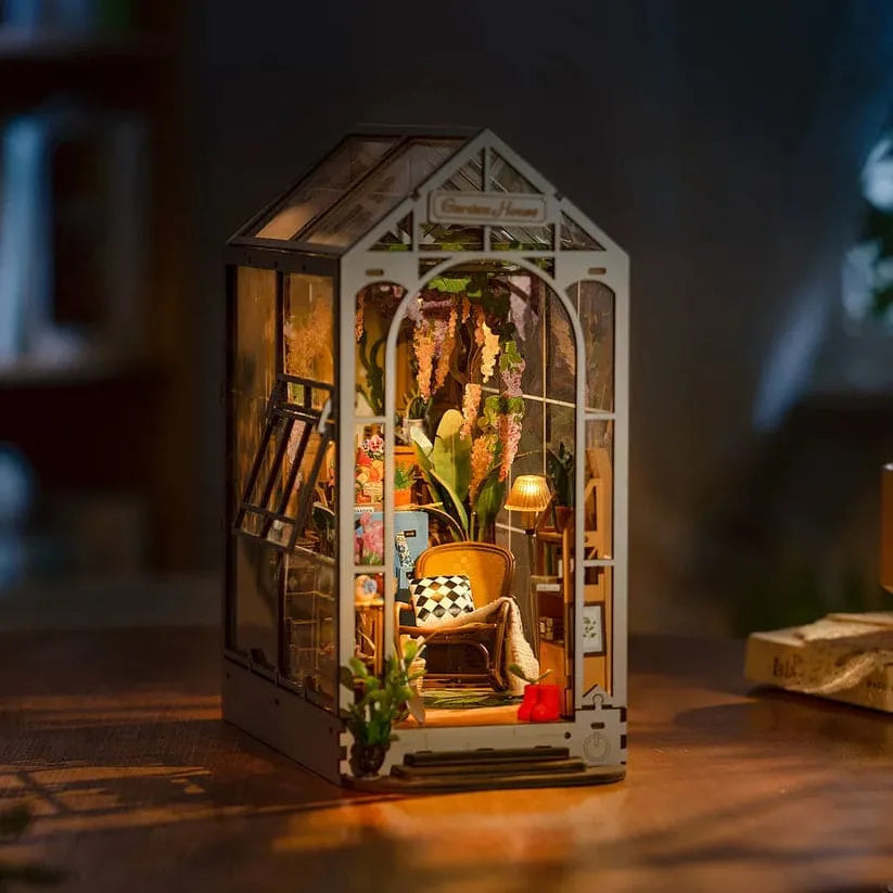 DIY Garden House Book Nook Kit