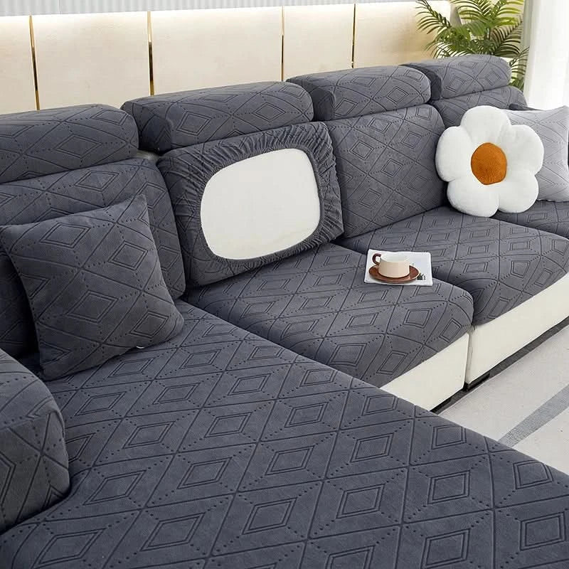Elegant Jacquard Non-Slip Sofa Cover