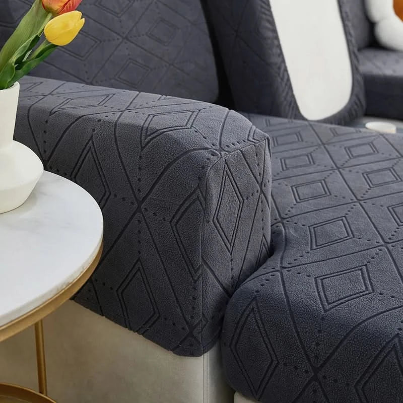 Elegant Jacquard Non-Slip Sofa Cover