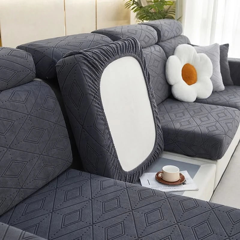 Elegant Jacquard Non-Slip Sofa Cover