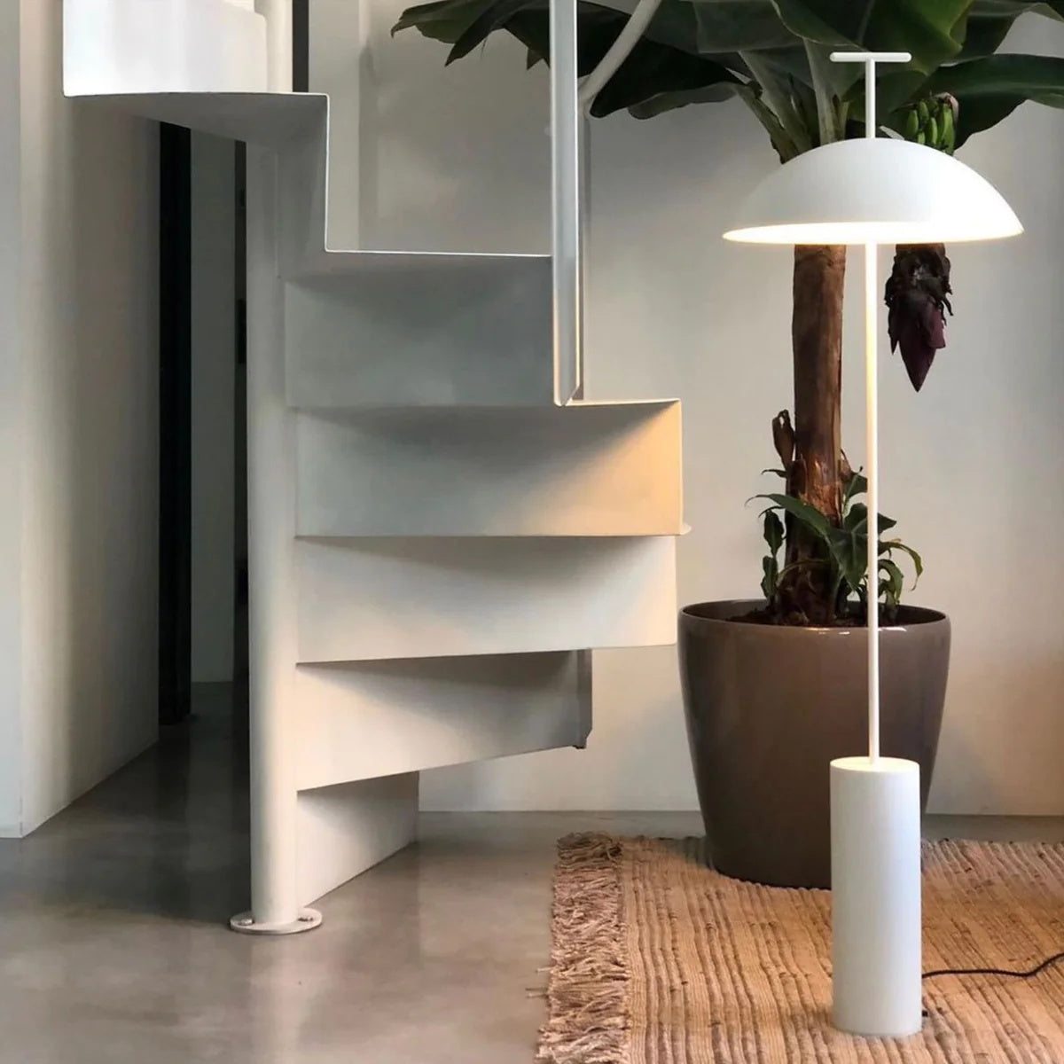 Modern Wood Floor Lamp with 15.7-Inch Shade